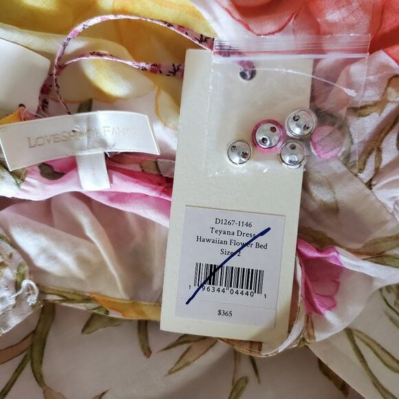 NWT LoveShackFancy Teyana Hawaiian Floral Minidress(2) - Picture 3 of 4